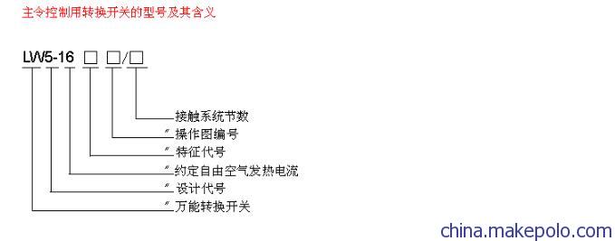 厂家直销转换开关LW15-10/7
