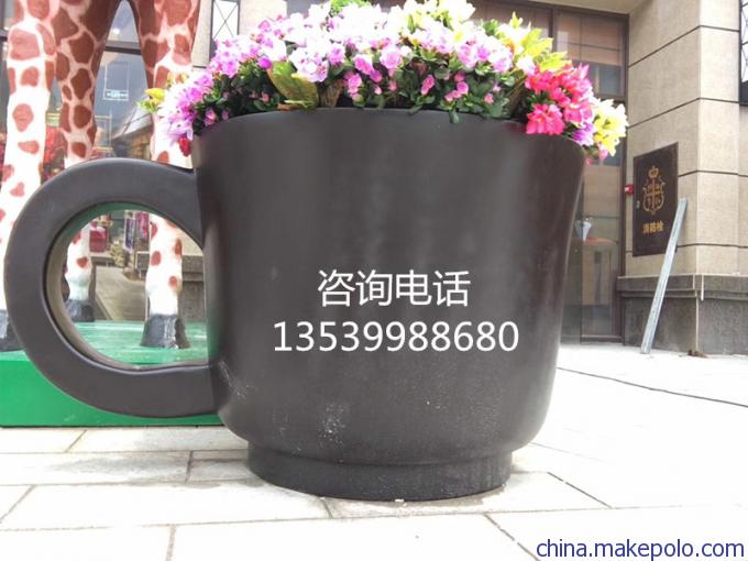 直销玻璃钢简易盆创意组合花箱现代装饰花钵