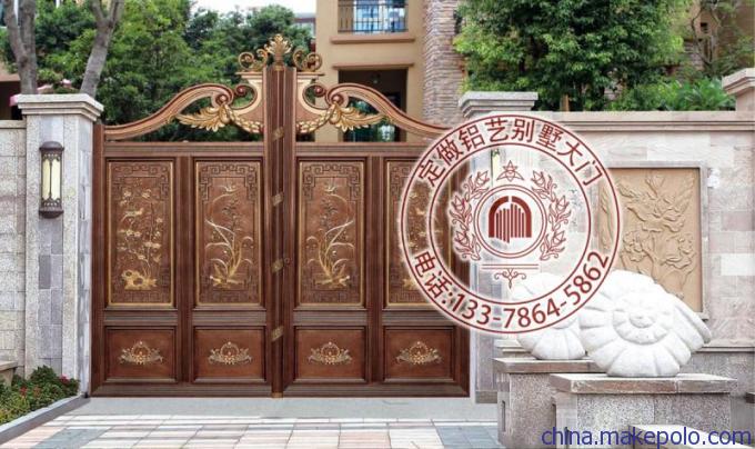 铝艺大门,别墅大门,防盗入户门气质典雅 铝艺大门,别墅大门,防盗入户门气质典雅