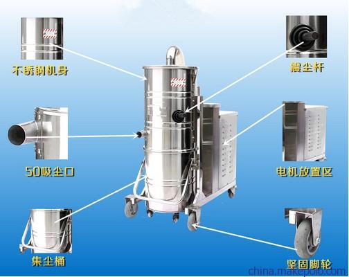 磨具厂吸粉尘铁屑专用威德尔大功率工业吸尘器