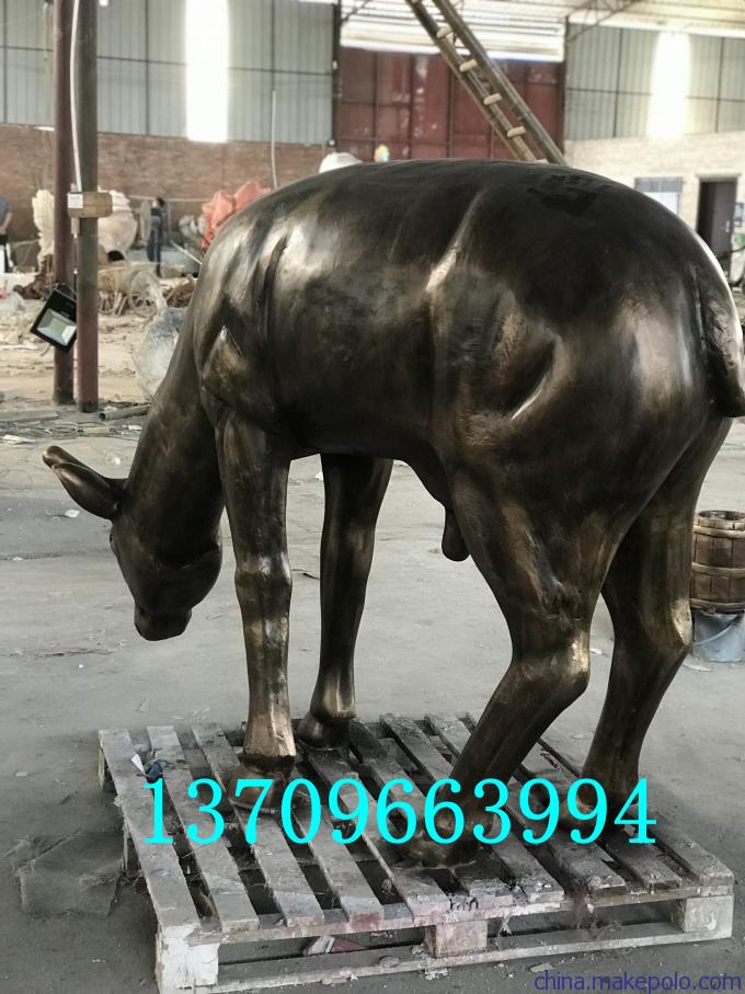 玻璃钢仿铜动物雕塑价格