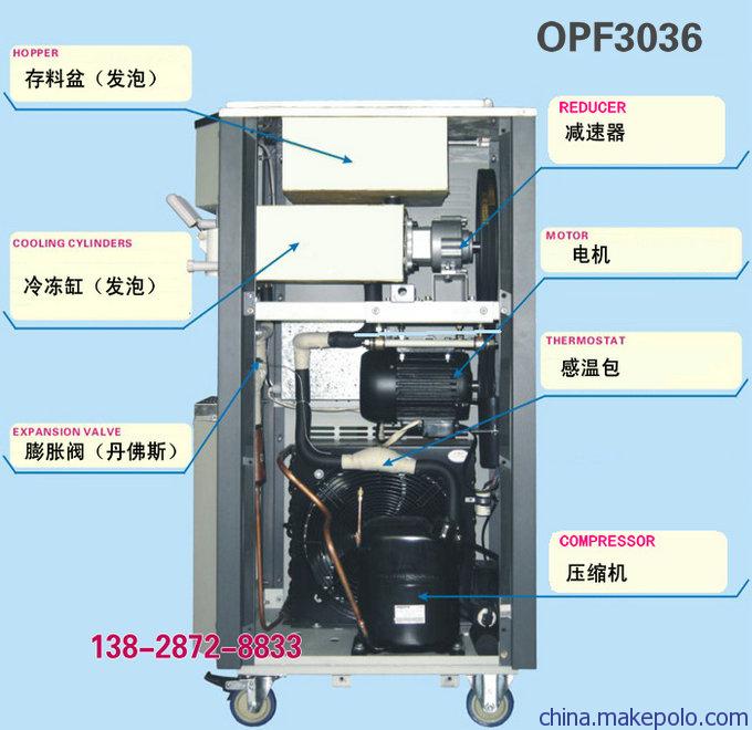 海川冰淇淋机内部结构图