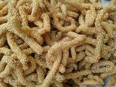 培訓制作山藥芝麻條做法紫薯芝麻條制作過程圖片_6
