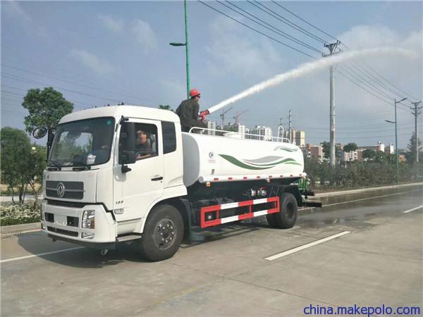 秦皇岛市东风天锦洒水车_4立方多功能绿化洒水车