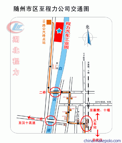 程力市区各高速路口线路图