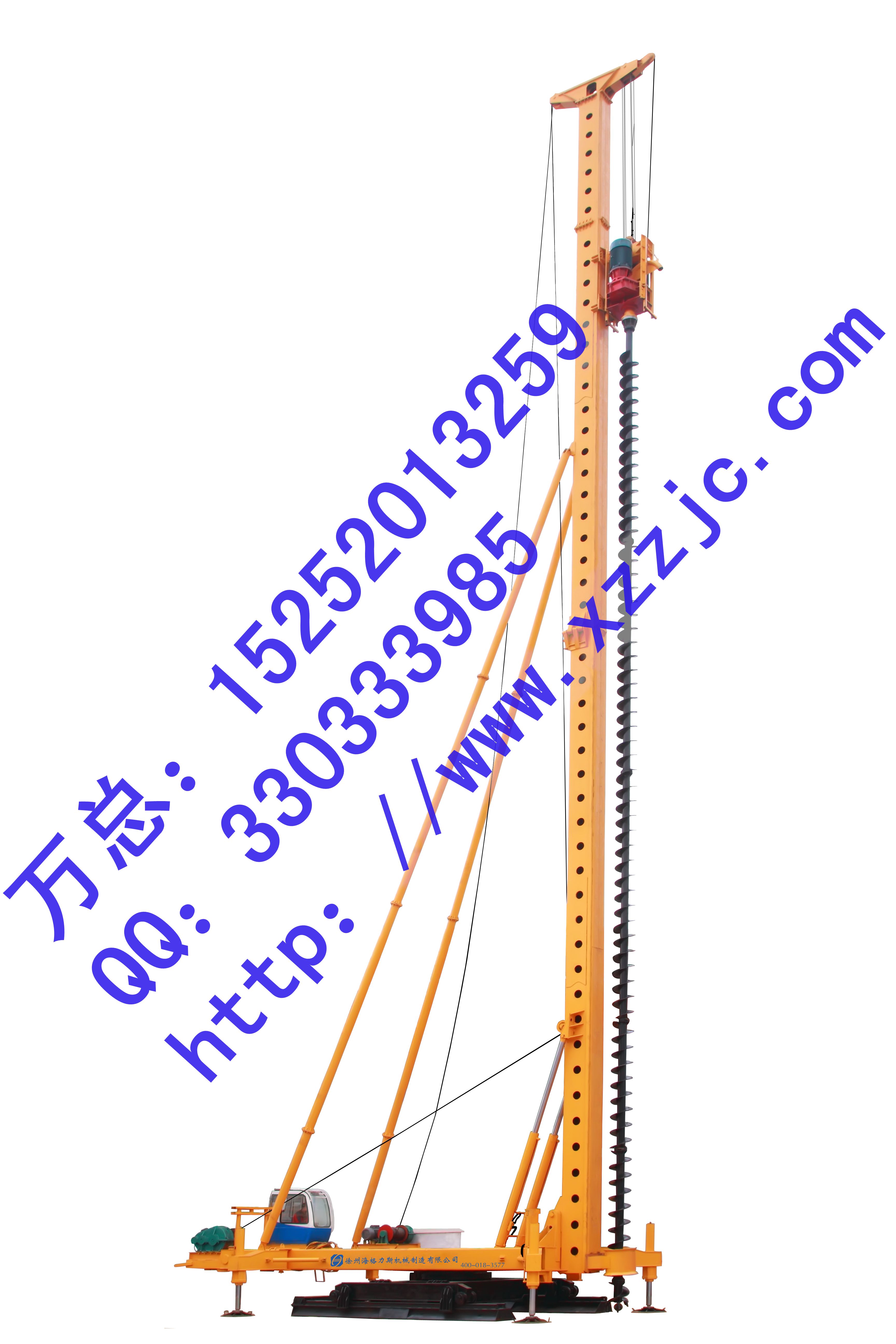 小型长螺旋打桩机