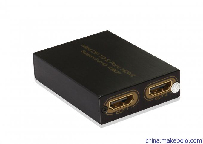 mini dp to 2 port hdmi converter